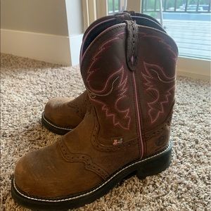 Women’s Steel Toe Boots (size 9.0)